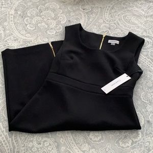 NWT Calvin Klein Cinch Waist Sleeveless Sheath
